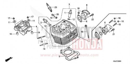 CULASSE CRF100F9 de 2009
